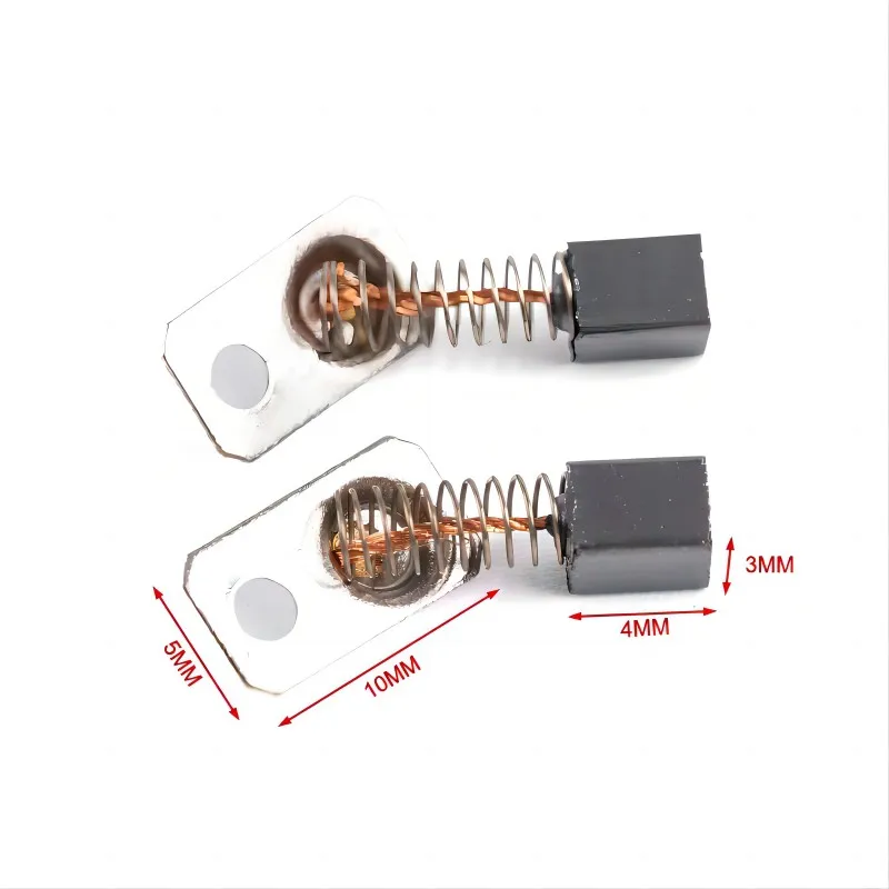 Taladro eléctrico para uñas, pieza de mano de 2 piezas, cepillo de carbono, pieza de repuesto para taladro de uñas, máquina de manicura eléctrica, accesorios de herramientas para uñas