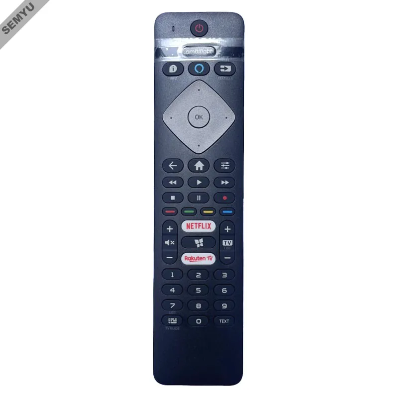 การเปลี่ยนรีโมทคอนโทรลสําหรับ Philips Ambilight 4K Smart LED TV BRC ทั้งหมด 0884402 /01 75PUS6754/12 65PUS6754/12 65PUS6704 55PUS6754
