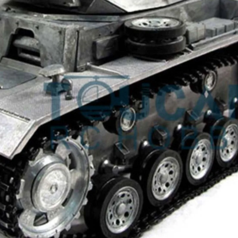 

Mato Metal RTR RC Tank 1/16 Scale German Panzer III Infrared Version 1223 Barrel Recoil 360 Rotation RC Model TH00655-SMT8