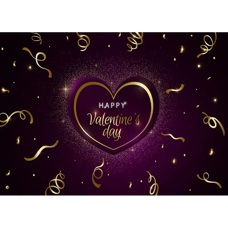 Vinyl Custom Valentine Day Photography Backdrops Prop Love Heart Rose Wooden Floor Photo Studio Background  211120 QRJJ-04