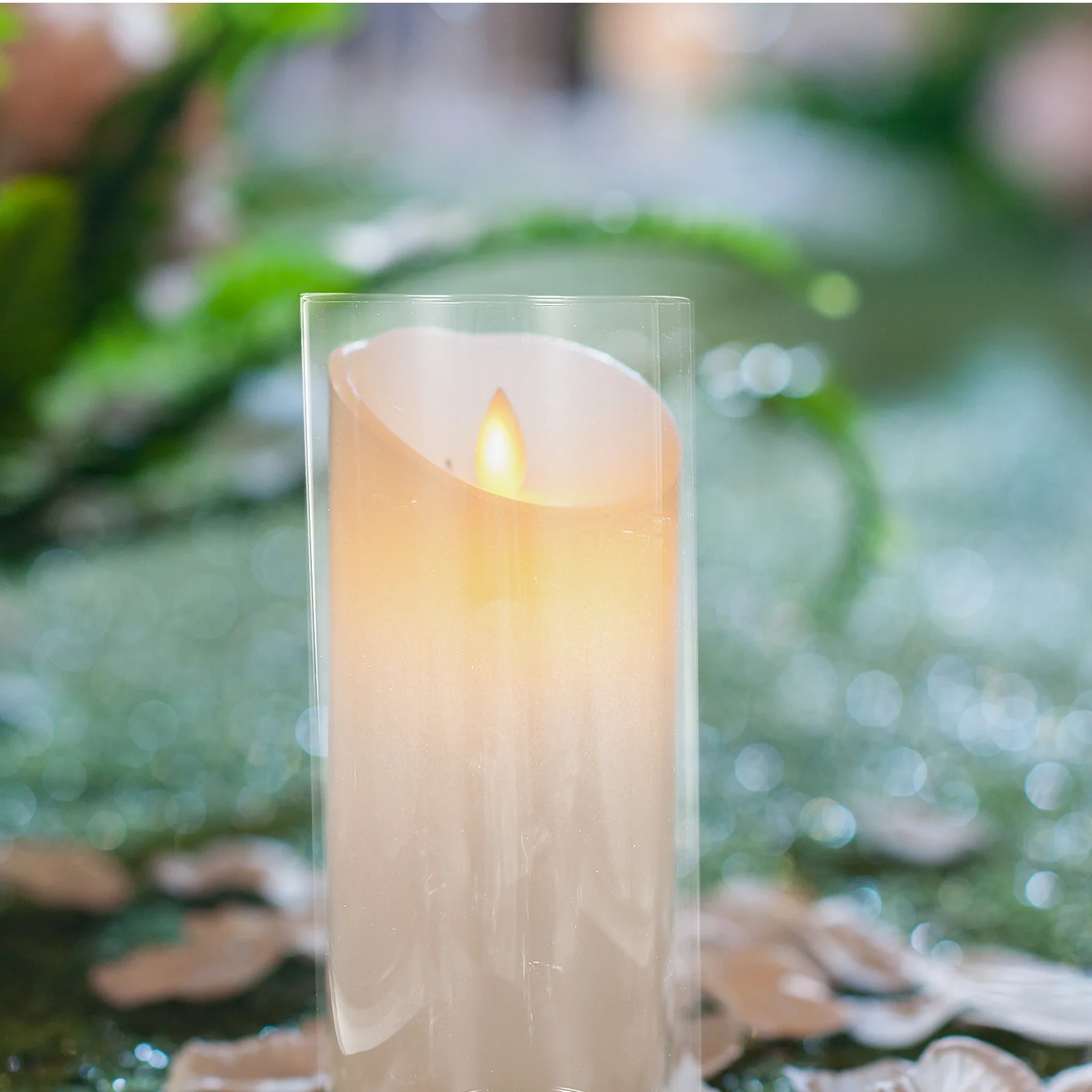 

3Pcs Transparent Cover Cylinder Holders Unique Design for Home Decor Weddings Gifts Clear Glass Shades