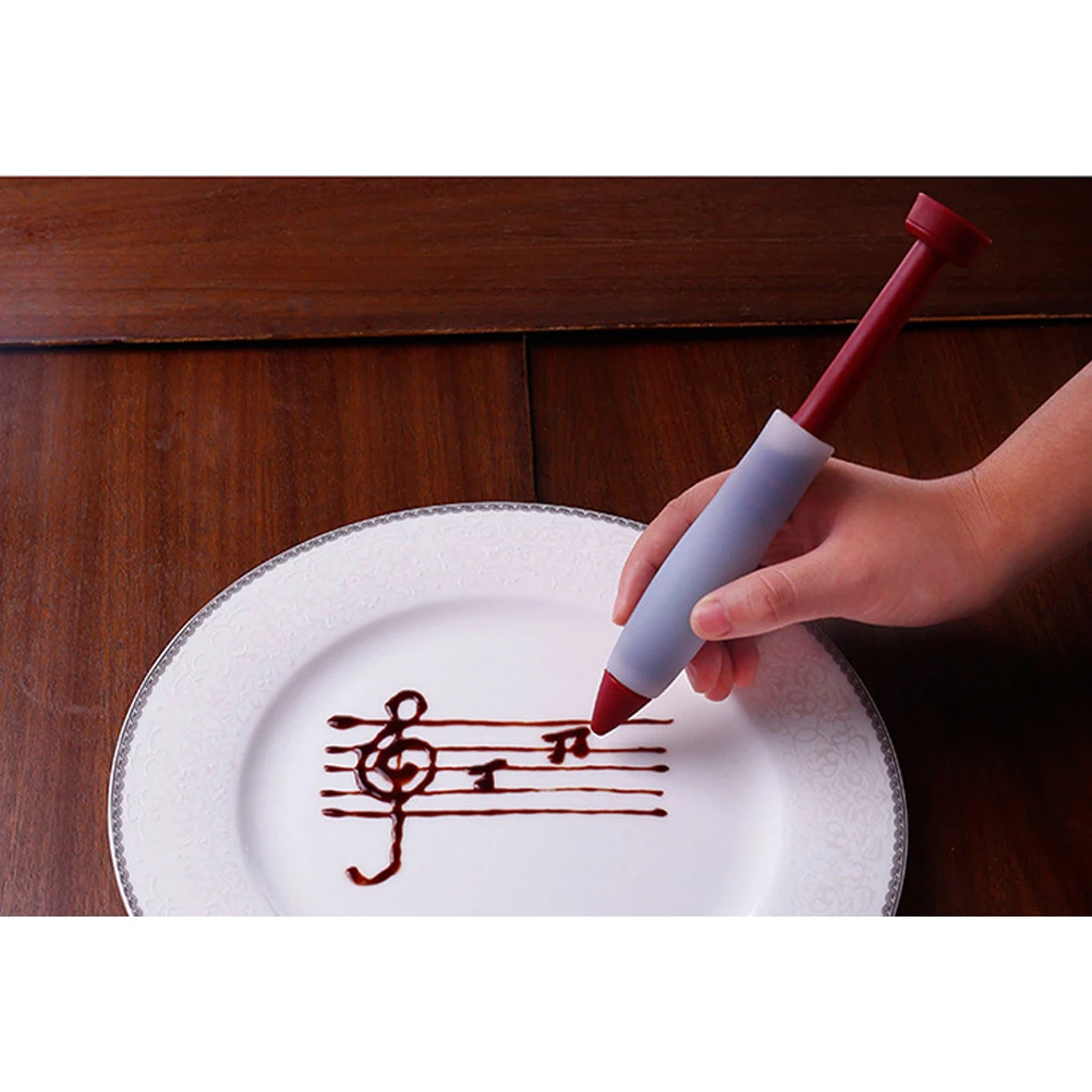 

Silicone Pastry Pen Cake Decorating Food Writing Tool Chocolate Descorating Baking Tools DIY Home Use Convenient Easy