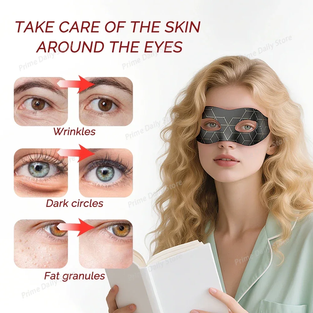 Red Light Silicone Eye Mask 7 Colors LED Photon Flexible Eye Mask Eases Eye Fatigue Anti-Wrinkle Dark Circles Wireless Operation