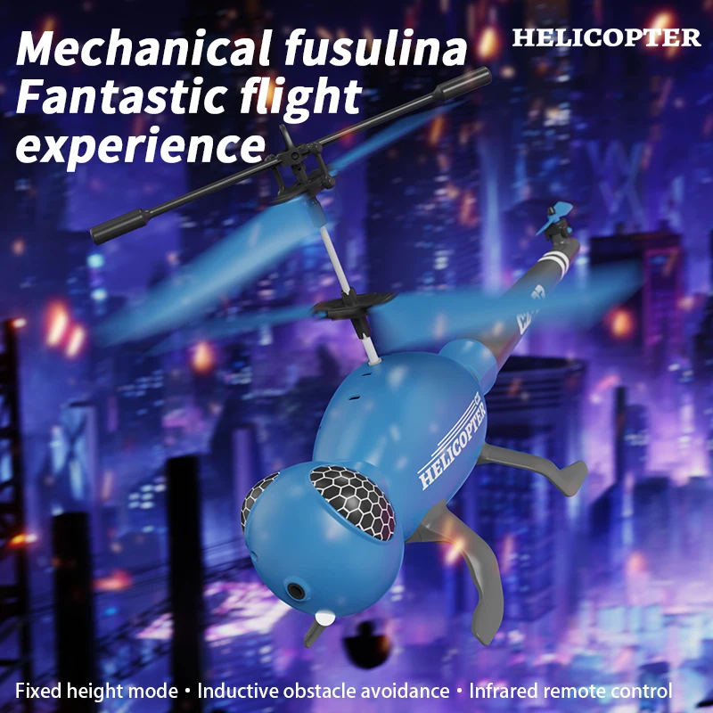 3.5CH 2.5CH RC Helicopter with Altitude Hold Obstacle avoidance Remote Controlled simulation Ants Toys for Boy Kid New Year Gift - Image 6