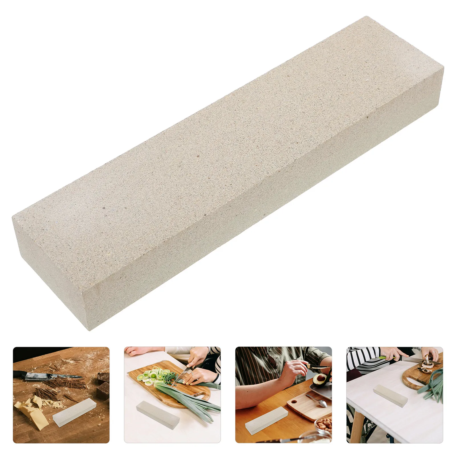 

Набор из 3 двусторонних точильных камней для кухонных ножей, ножниц и садовых инструментов, с крупным зерном, износостойкий, портативный карманный камень