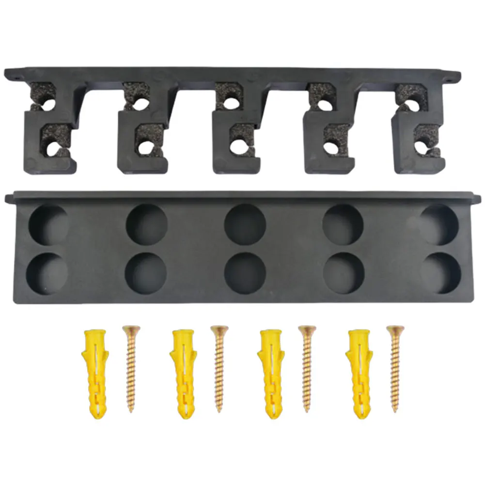 10 ثقوب الصيد رود رف جدار جبل القطب حامل تخزين قصبة صيد خشبية عرض تخزين الرف لمقصورة المرآب والطابق السفلي