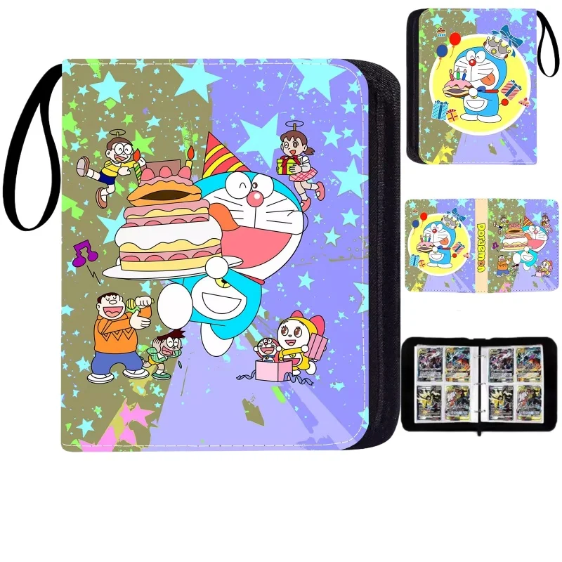 Doraemon 400pcs Card Book Game Collection Photo Album Binder Anime Business Card Holder Fashionable Toys Children’s Luxury Gift