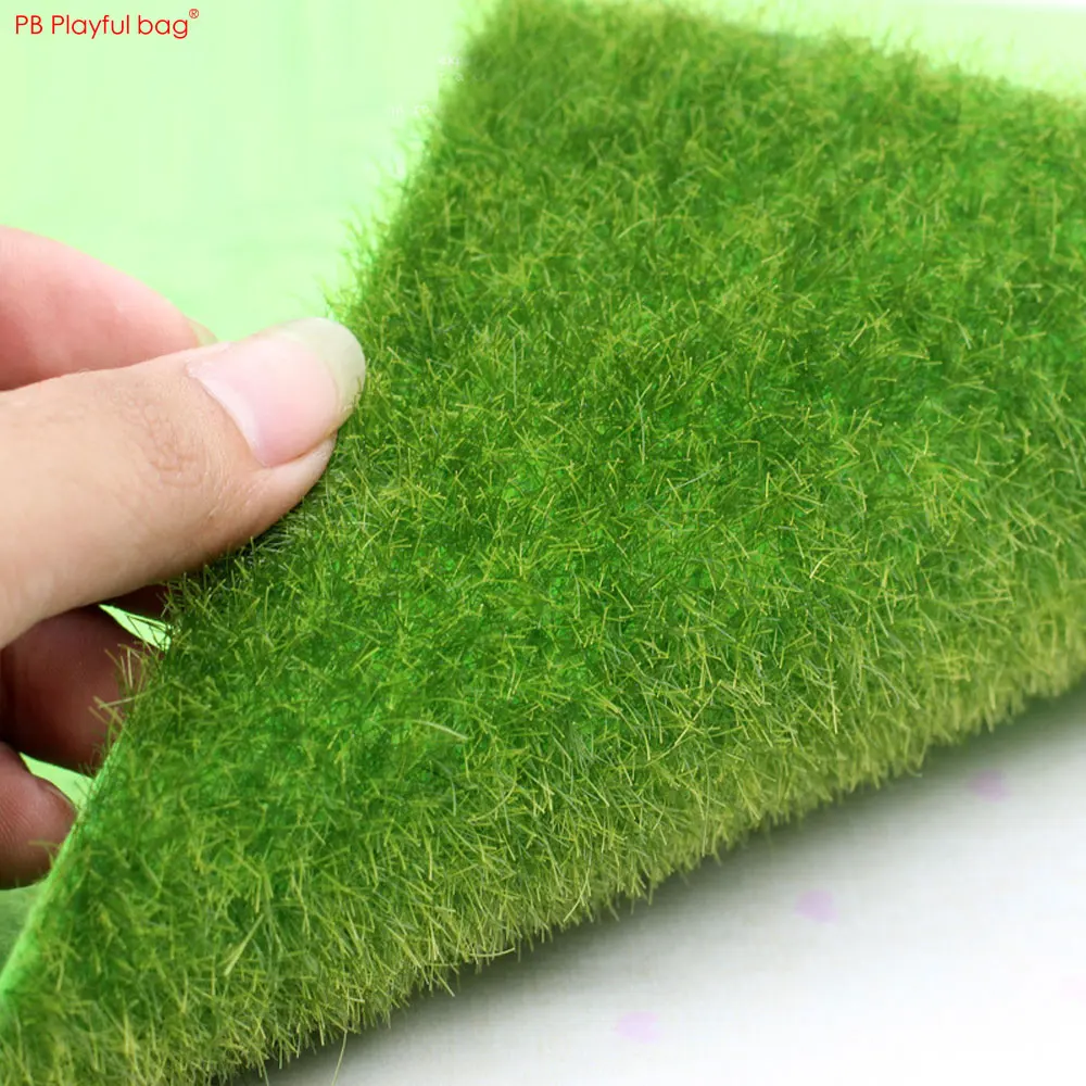 Simulated Turf 15x15CM 30x30CM 69x49CM Fake Moss Artificial Grassland Micro-landscape Model Decoration Ornament Accessories HG79