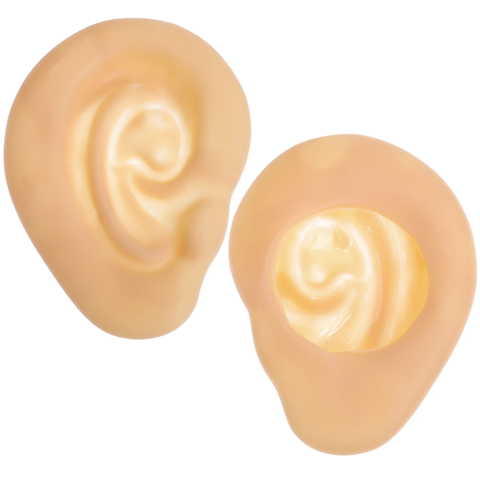 

Round Ear Accessories Fake Ears Earring Dwarf Silly Cosplay Halloween Toy Props Party Decoration Festive Long Lasting Easy