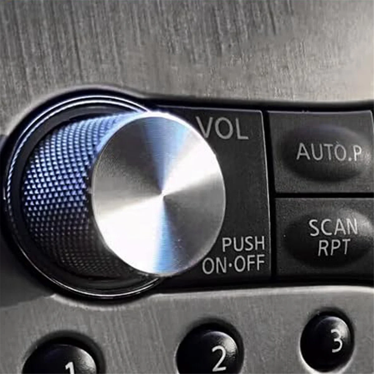 Radio & A/C Knob Aluminum Alloy Navigation Volume Knob Switch Knob for Infiniti G25 G35 G37 Fx35 Fx37 Fx45