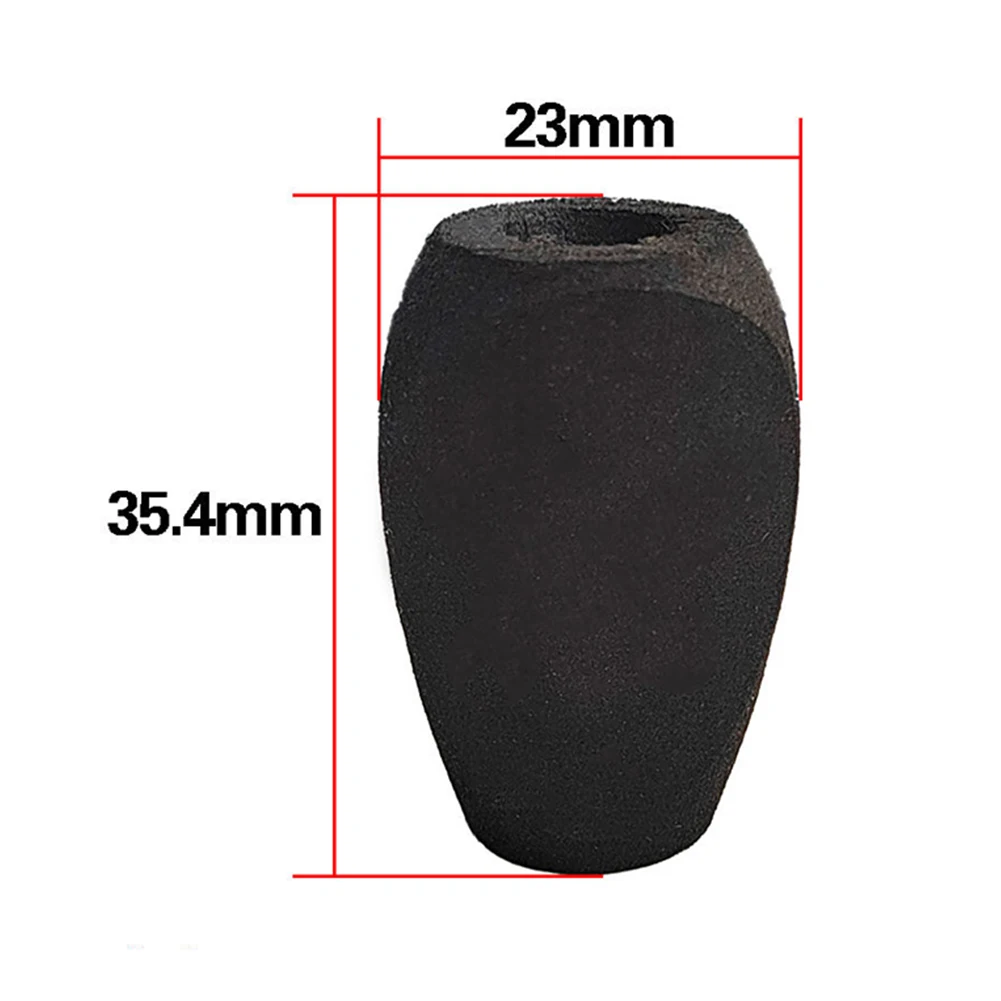 Leather Cover Fishing Reel Knob Reel Customization Modified EVA Skin Suitable For 9.2-10mm Shaft For ABU Bf8 Bf7