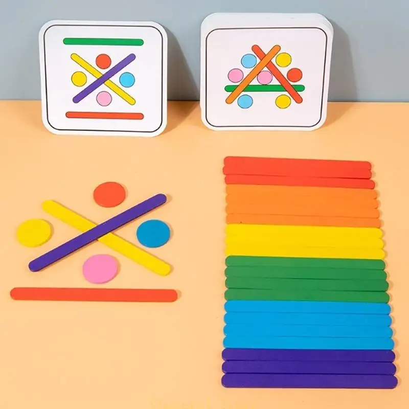 E7CE Rainbow Space Combinando brinquedo para crianças forma forma coloração quebra