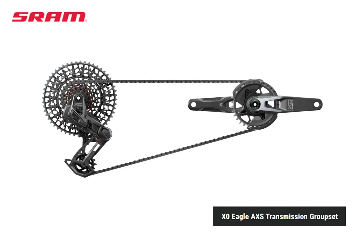 SRAM X0 Eagle AXS Transmission Groupset 32T chainring X0 T-Type Eagle Transmission derailleur 10-52T  Transmission cassette