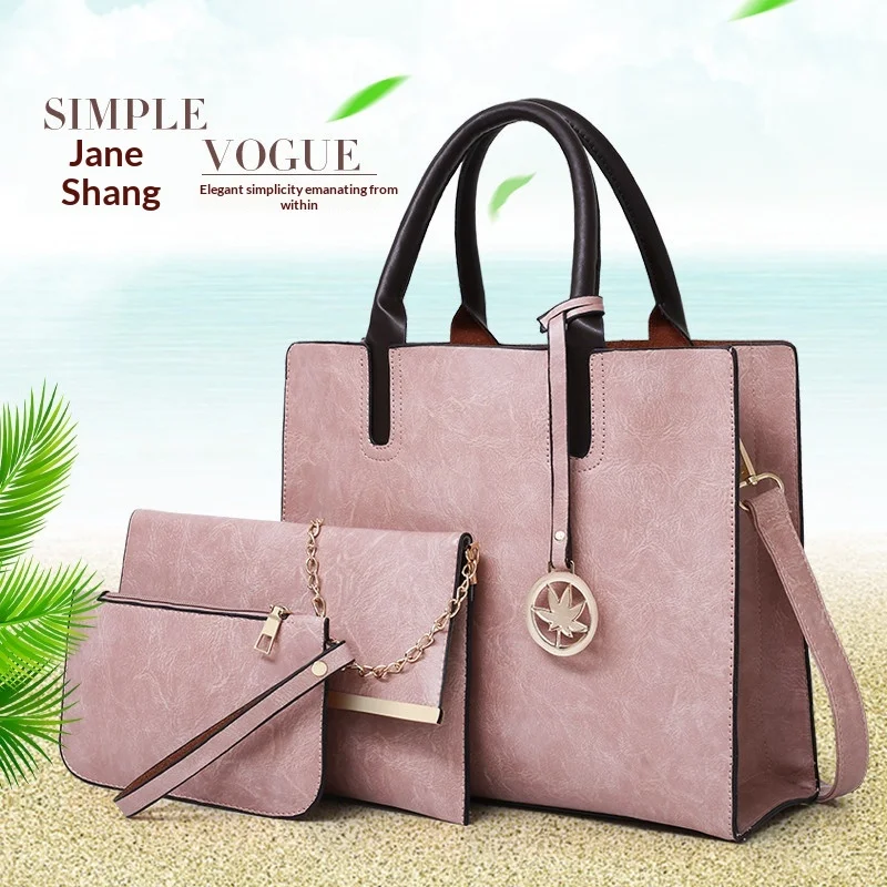 

Large Capacity Women Tote Bag Set Mother Daughter Bag Multi-Function Shoulder Bag Organizer