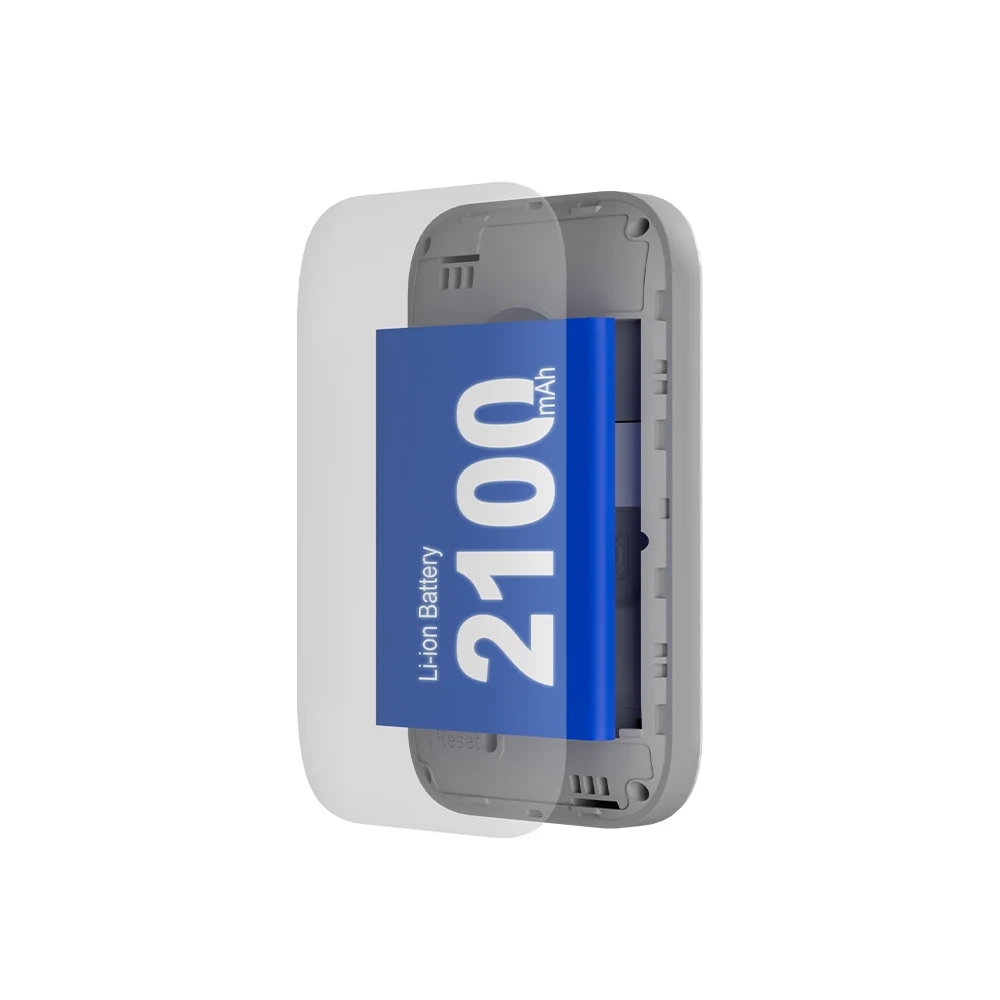 JIMI Portatile 2100mAh Hotspot 4G LTE Modem 150Mbps 4G Mobile Pocket WiFi Router Scheda SIM 300Mbps Max LAN Dati VPN WiFi Condivisione