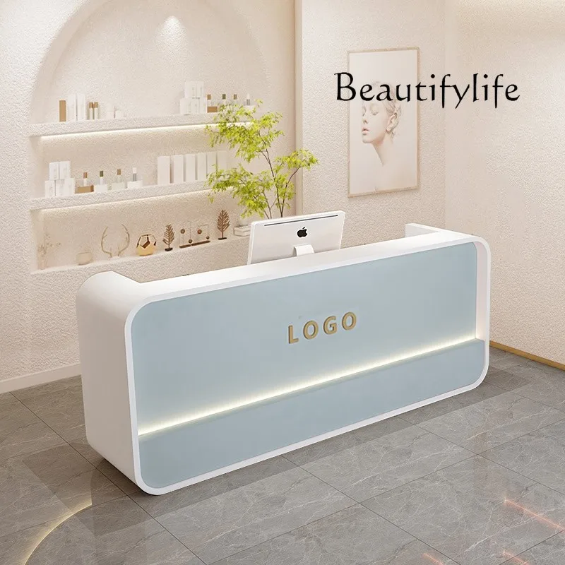 

X Hotel Modern Reception Desks Shop Bar Beauty Luxury Display Executive Reception Desks Design Comptoire Accueil Lounge Furnitur