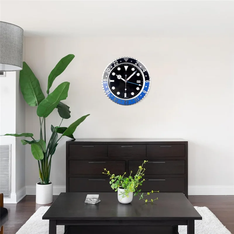 

N08R 14 Inches Wall Clock For Living Room Decor Silent Non Ticking Analog Clocks For Dining Room Bedroom Clock Wall Decor