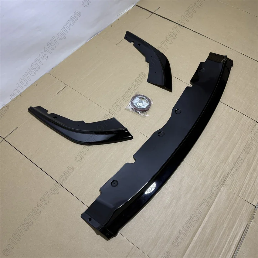 For BMW 1 Serie F40 M Sport 118i 120d 128ti M135i 2020-2024 Car Front Bumper Lip Splitter Diffuser Body Kits Spoiler Gloss Black