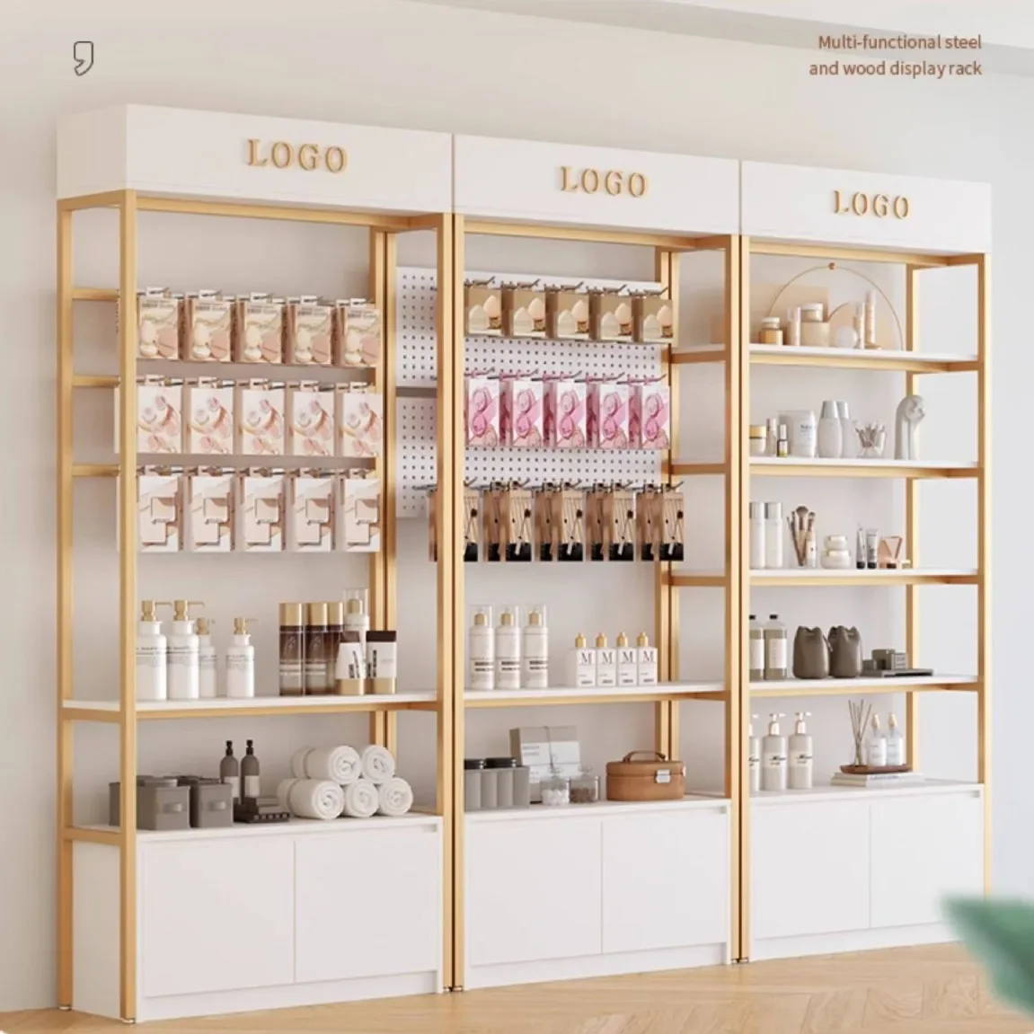 Cave board display cabinet Display samples Accessories Mobile phone stationery store Pet shelf products Cosmetics multi-layer