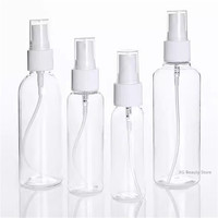 10/50PCS 10ml 20ml 30ml 50ml 100ml Portable Plastic Refillable Bottle Perfume Bottle Atomizer Empty Spray Bottle Travel Tool