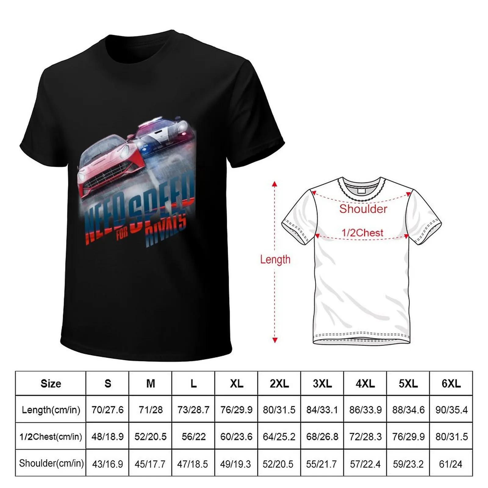 NFS Rivals T-Shirt Work Casual Loose Fit T-Shirt