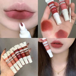 6 Colors Lipstick Waterproof Nude Lip Gloss Lipstick Liquid Matte Lip Tint Women Lip Cosmetics Free Shipping Lipstick Makeup