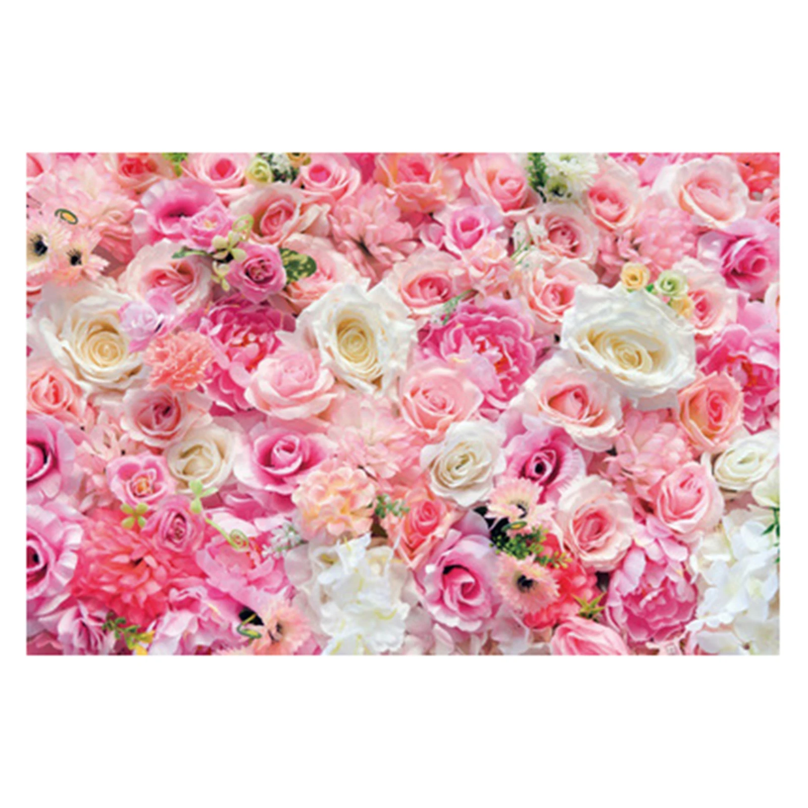 Flowers Wall Photography Backdrops For Photo Studio Portrait Wedding Photo Vinyl Cloth Printed 3D Background 120x80cm