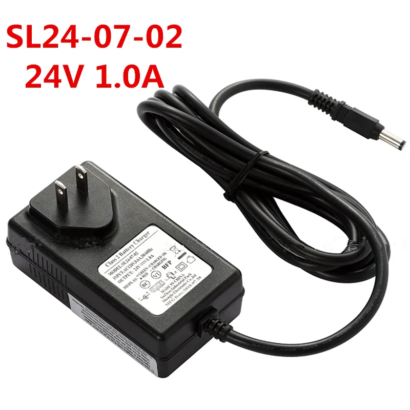 24V1.0A Charger for Ride On Car 24 Volt Battery Charger for Kids Princess Carriage Toyota Tundra Ride-Ons Replacement Parts