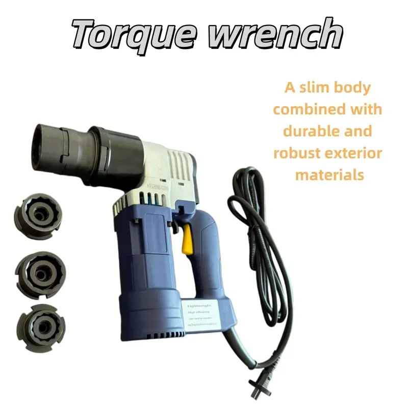 Industrial Electric Shear Wrench 220V M20 Tension Control Bolt 733N.m Max Torque 1 in Drive