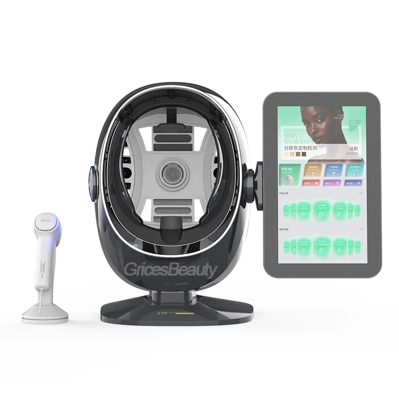 

New Upgrade 3D Skin Analysis Facial Scanning 8 Spectral Technology Wrinkle Spot Testing Salon Use AI Skin Analyzer Machine