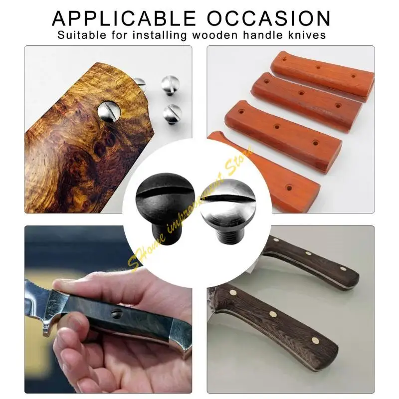 8pcs 416 مسامير من الفولاذ المقاوم للصدأ براغي البراغي البراغي بديل لعام Grips Model Repair Tool Parts D7wa