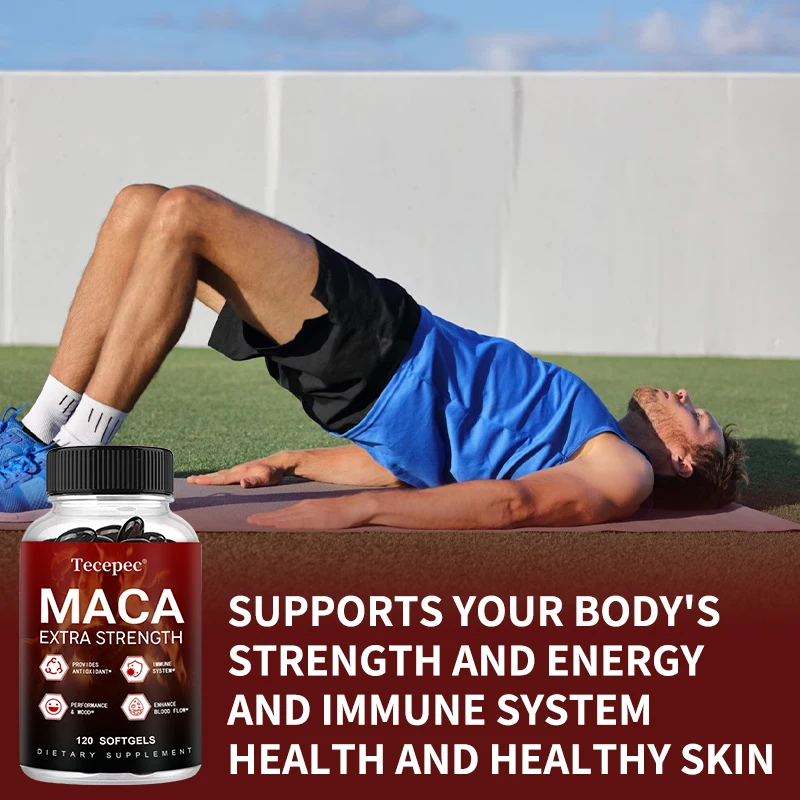 كبسولات ماكا - تعزز الطاقة والقدرة على التحمل، مضادات الأكسدة، تعزز الدورة الدموية، الجهاز المناعي، تحسين المزاج، 120 كبسولة #5