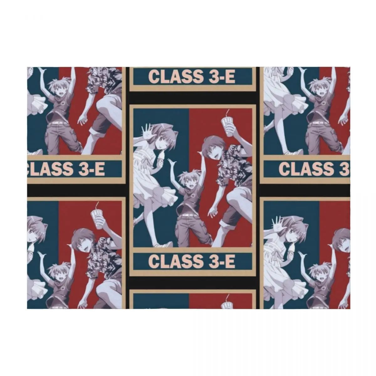 

Assassination Classroom Vintage Vector Design Throw Blanket Extra Large Throw christmas decoration Flannels Summer Blankets