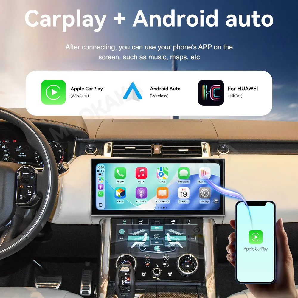 

Автомобильный радиоприемник с экраном 15,8 дюйма для Range Rover Sport 2018-2022, Android, GPS-навигация, мультимедийный видеостереоприемник, головное устройство