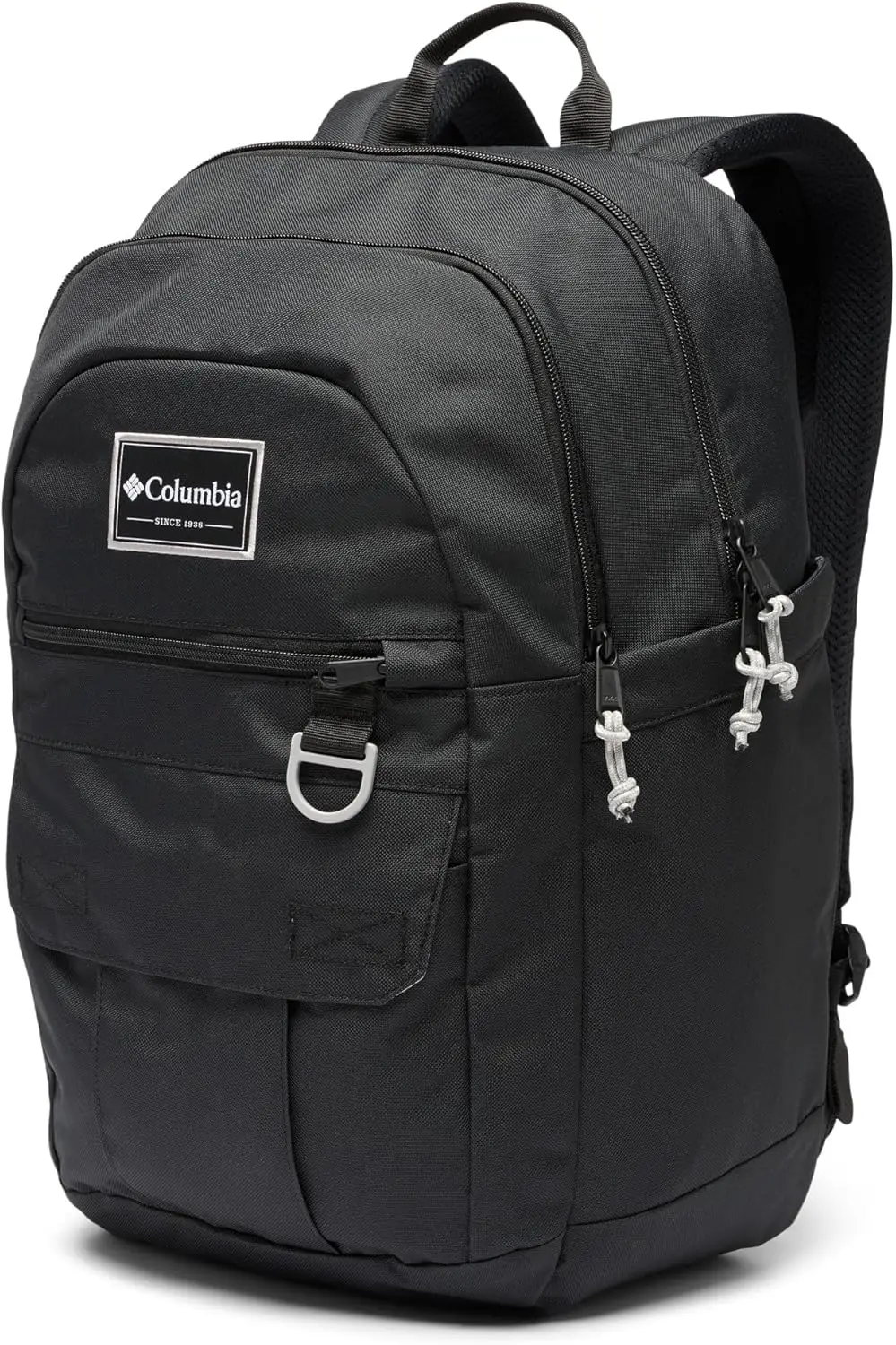 

Unisex 26L Water-Resistant Hiking Backpack, Black, Adjustable Straps for Comfort