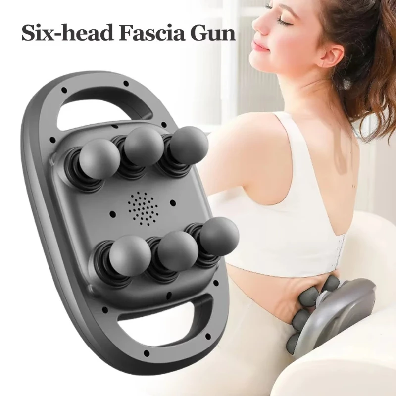 

6-Head Massage Deep Tissue Electric Six-Head Massager Leg and Back 6-Head Tool