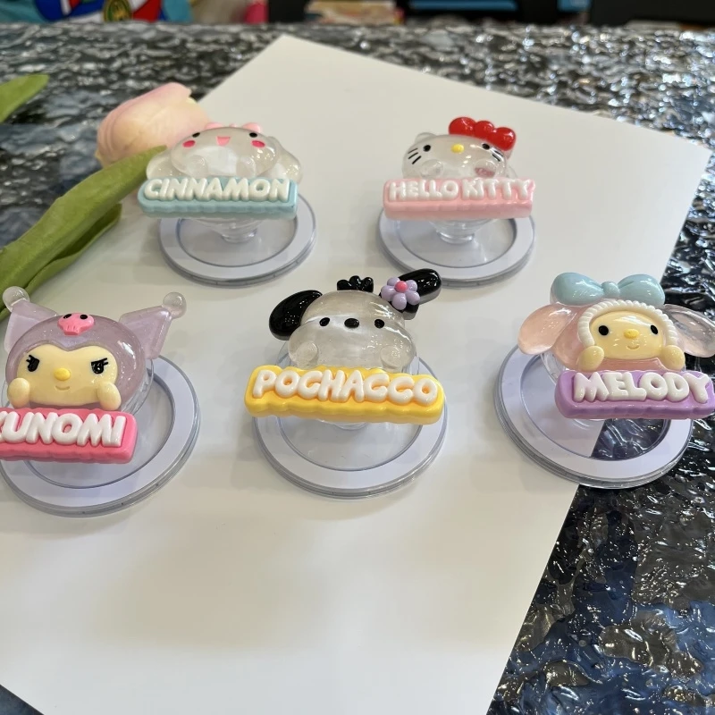 

Sanrio Hello Kitty милый мультяшный магнитный держатель Grip Tok Griptok подставка для телефона держатель для iPhone Samsung Magsafe Smart Tok