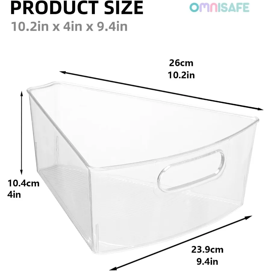 Lazy Susan Organizer Bins10.2 x 9.4 x 4 26