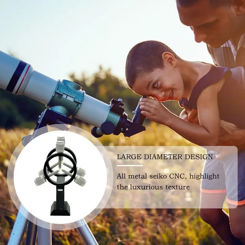 

Finderscope Mount Bracket Alloy Mount Bracket Adjustable Mounting Base Portable Sight Base With1/4 Screw Telescope Accessories