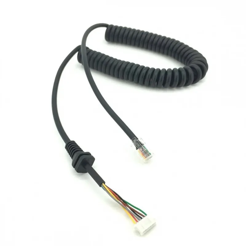 مكبر الصوت Mic وصلة كابل سلك هام ملحقات الراديو لكابل الميكروفون Yaesu MH-48A6J MH-42B6J