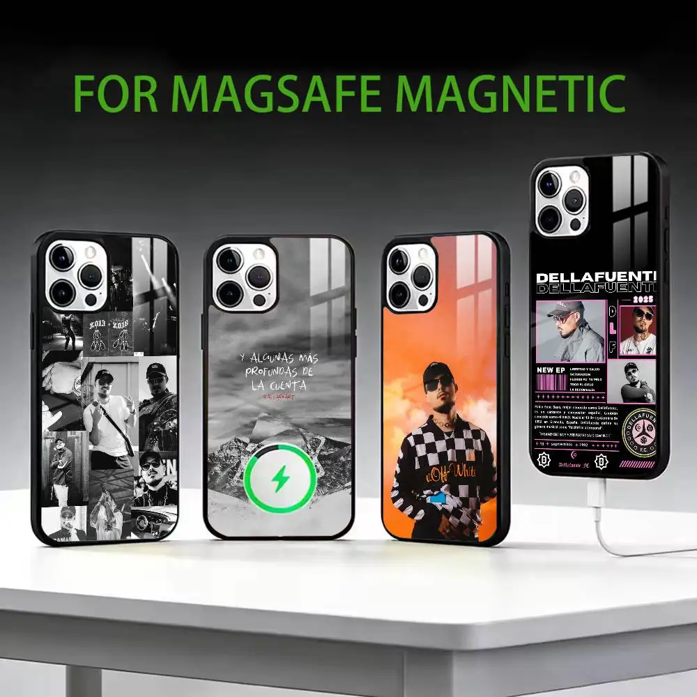 

Чехол для телефона Dellafuente T-Torii Yama для iPhone 17, 16, 15, 14, 13, 12, 11 Plus, Pro Max, магнитный, для беспроводной зарядки Magsafe