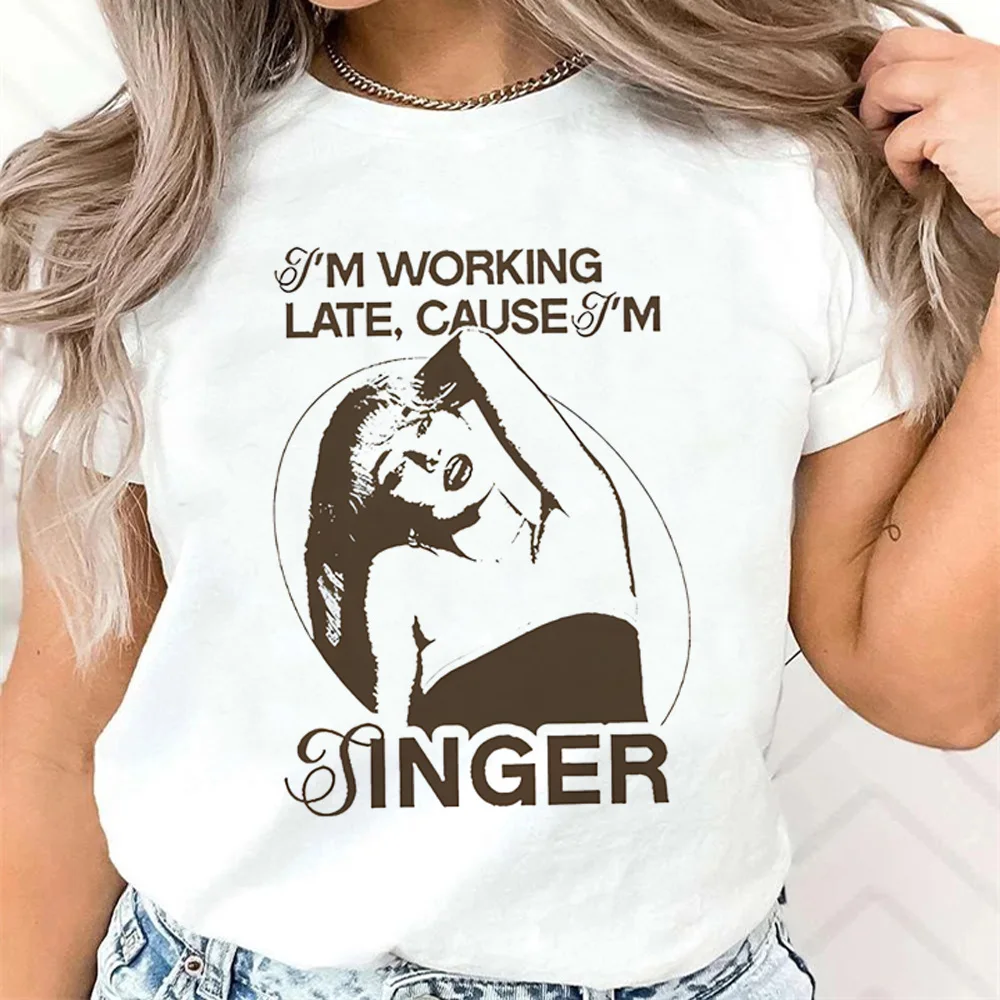 Sabrina Carpenter t-shirts women manga streetwear harajuku t shirt girl 2000s clothes