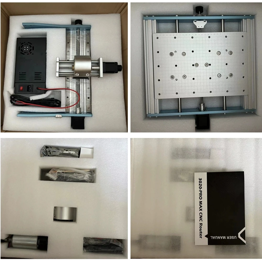 CNC 3020 Pro Max Engraving Machine, 300W Spindle Wood Router For Metal Acrylic, Milling Cutting Machine with Offline Controller