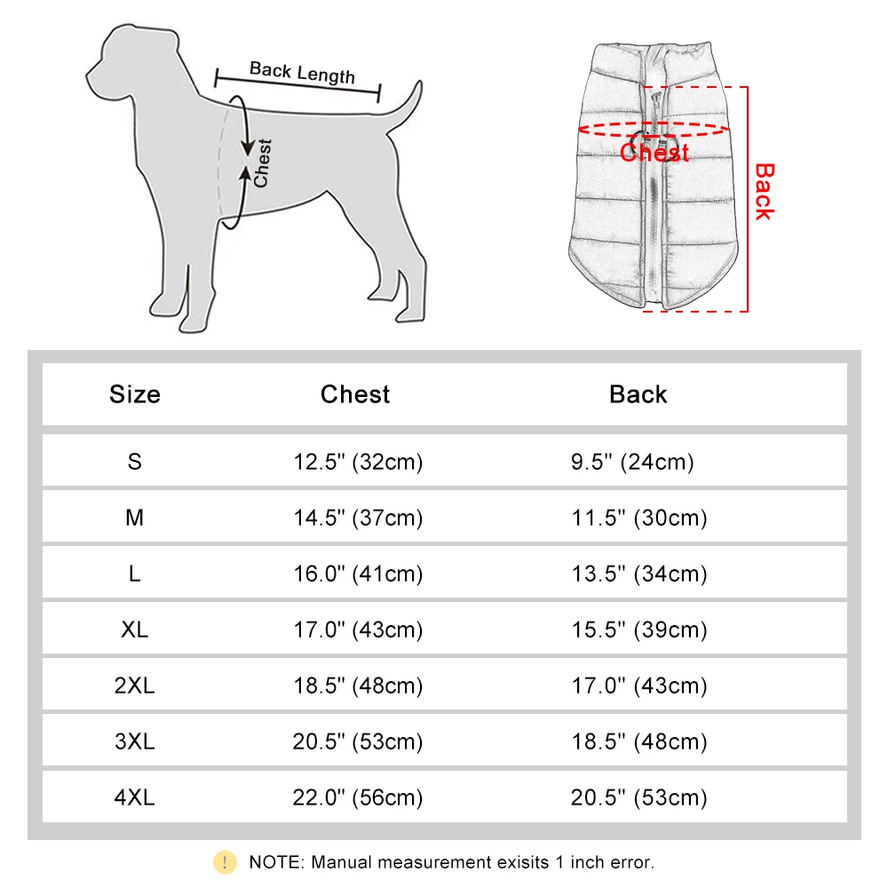 Dog Clothes Winter Warm Dog Coat Vest Soft Pet Puppy Clothing Outfit for Small Medium Dogs Chihuahua Yorkshire Pug Costumes