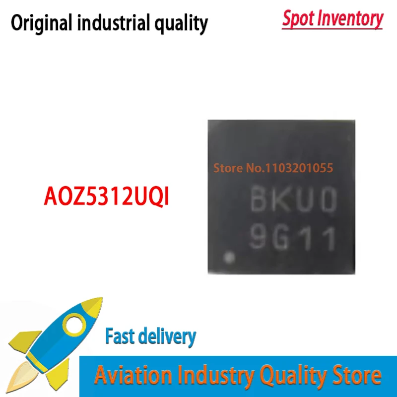 2~5PCS/lot AOZ5312UQI AOZ5312U AOZ5312  (BKUO BKU0) QFN-31   Brand new in stock