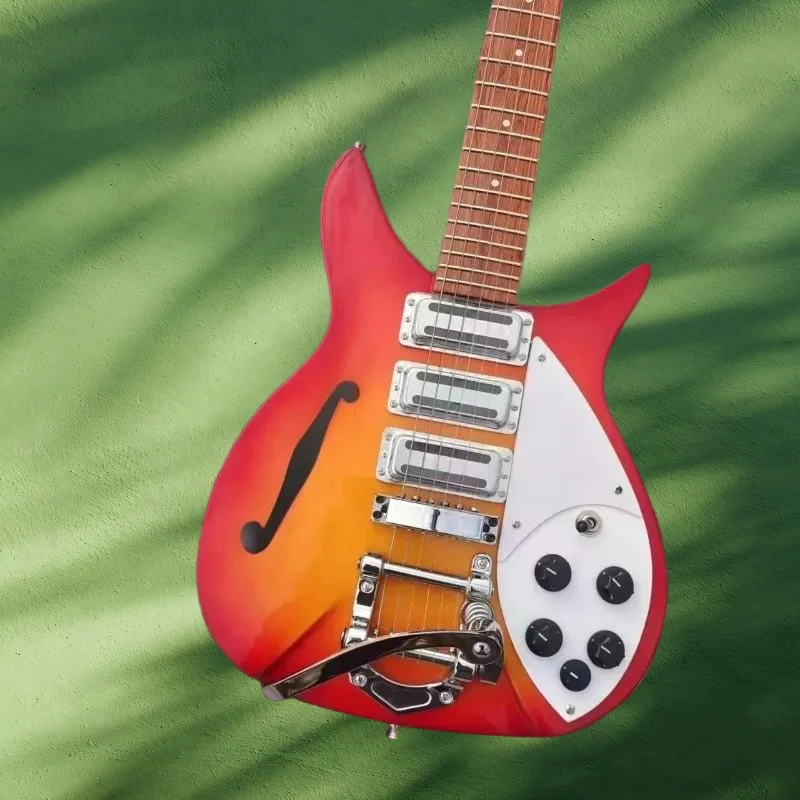 34 inches 325 Sunset Model Guitar Semi Hollow F Holes Rich And Mellow Tone