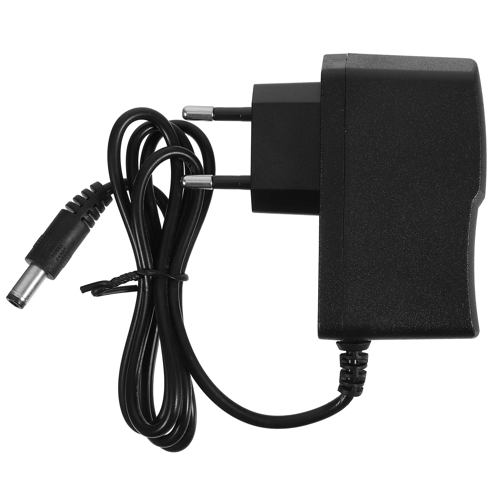 

6V 1a Power Adapter Eu Plug 5.5mm X 2.1mm Black Durable Plastic Metal Portable Ac 100-240V Power Supply