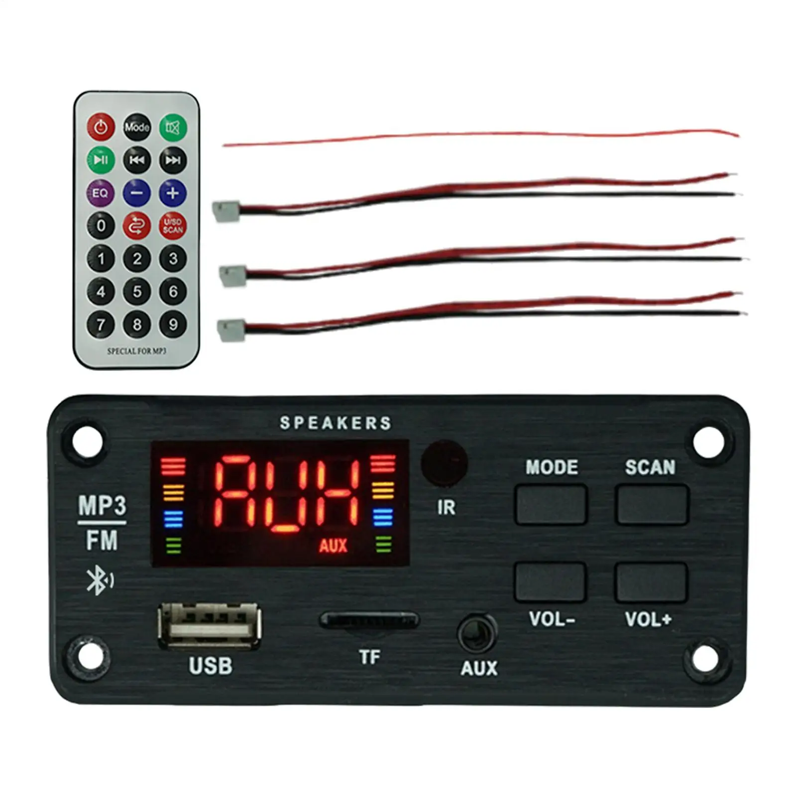 

Car Stereo Remote Decoding Module 2X25W Lossless Remote Control Music Player For Truck Auto Automotive Road Trip Travel