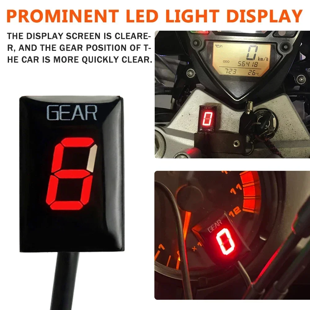Motorcycle Accessories Gear Indicator For Suzuki DL650 V-Strom DL1000 DL 650 SV650 SV1000 SV 1000 GSX-R750 GSX-R 750 GSF 1250