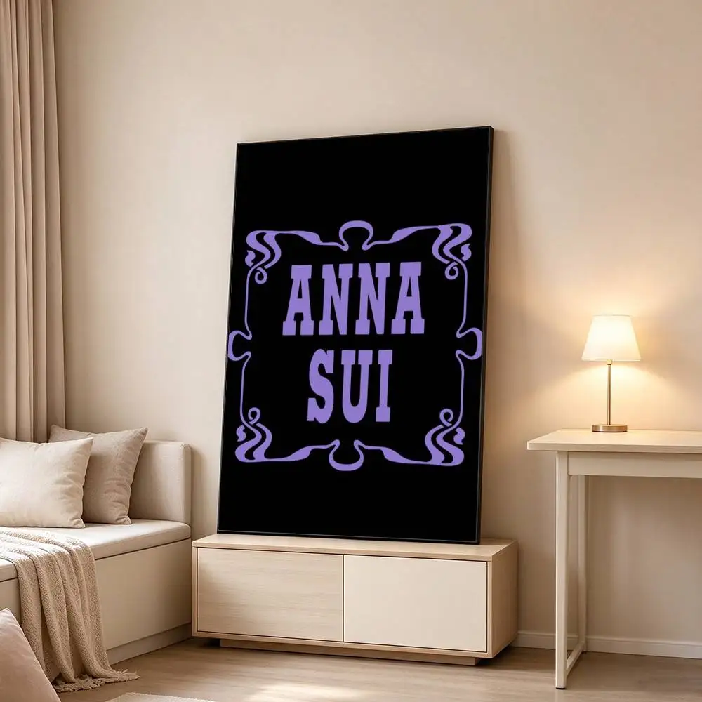 ANNA SUI Brand Logo-O  Poster High Quality Dorm Living Room Aesthetic Wall Decoration Painting Stickers Gift